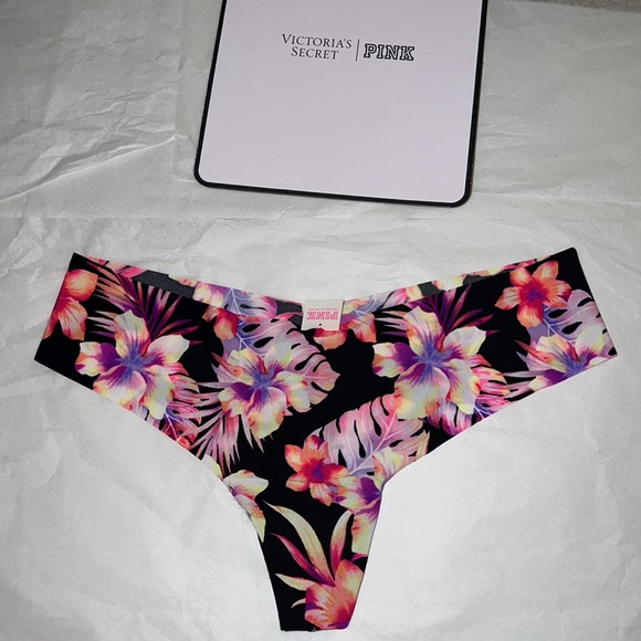5pk Victoria's Secret PINK THONG No Show Panties - Picture 8 of 16